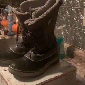 SOREL Tofino II gray winter snow boots, 9.
